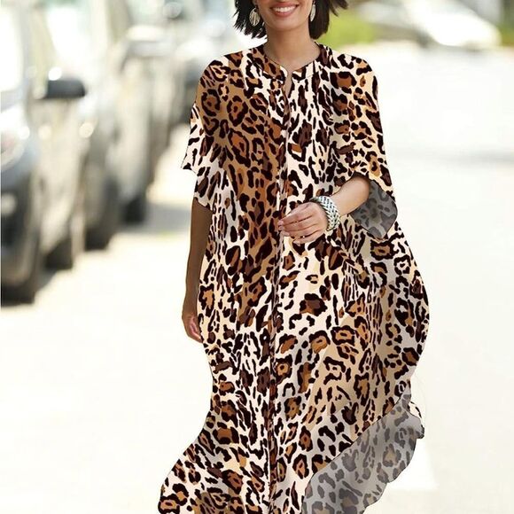 Leopard Kaftan  - Picture 5 of 6